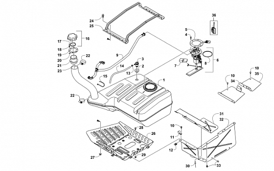 GAS TANK ASSEMBLY