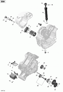 Engine Lubrication - 800R EFI