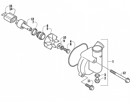 WATER PUMP ASSEMBLY