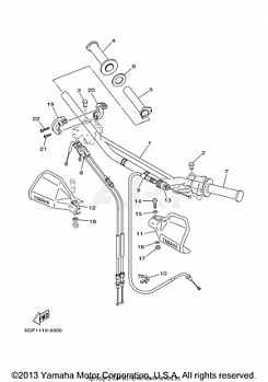 STEERING HANDLE CABLE