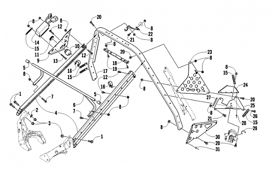 STEERING SUPPORT ASSEMBLY