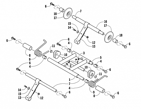 REAR SUSPENSION ARM ASSEMBLY