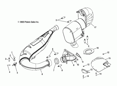 EXHAUST - S06PS6FS/FSA (4997459745C08)