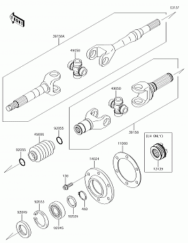 Drive Shaft-Rear