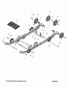 SUSPENSION, REAR - S17EEG6PSA/PSL (600363)