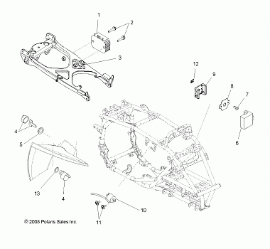 ELECTRICAL, REGULATOR, CDI and COIL - A10GJ45AA (49ATVELECT10OUT525S)