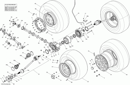 Drive System, Rear Europe
