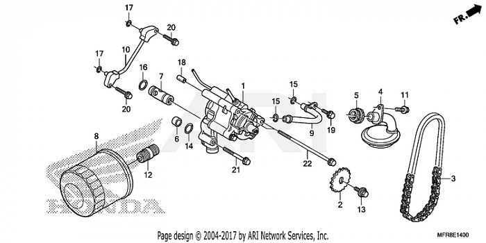 OIL FILTER@OIL PUMP