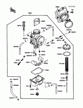 Carburetor(KXF250-A2)(?004204)