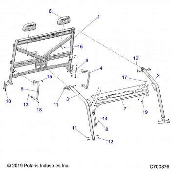CHASSIS, CAB FRAME - R20RRE99J1 (C700876)