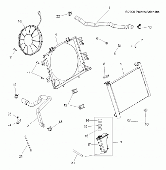 ENGINE, COOLING SYSTEM - A10ZX85FL//FF (49ATVCOOL10SPXP850)