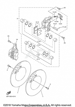 FRONT BRAKE CALIPER