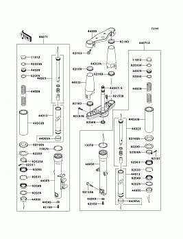 Front Fork(-JKAVN2D1 7A010827)