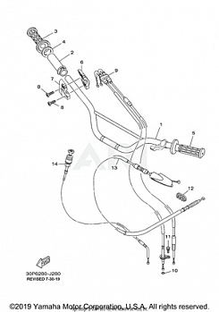 STEERING HANDLE CABLE