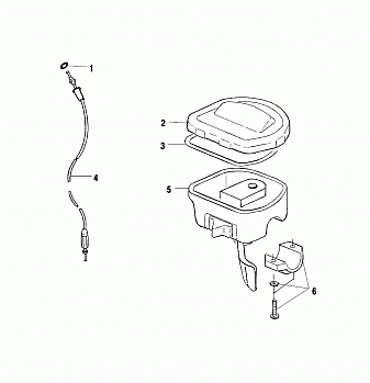 CONTROLS - THROTTLE ASM./CABLE - A00CH50AA (4954805480B011)