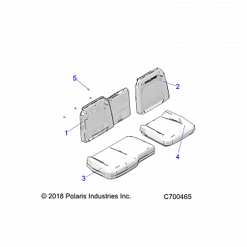 BODY, SEAT ASM FRONT - R19RSE99A (C700465)