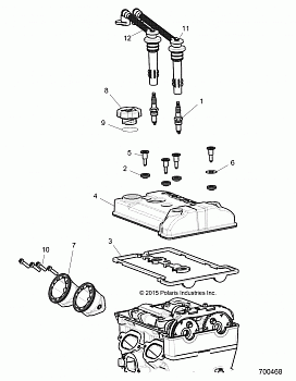 ENGINE, THROTTLE BODY AND VALVE COVER - Z16VDE92NH/NW (700468)