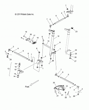 STEERING, LOWER - S14CN8/CY8 ALL OPTIONS (49SNOWSTEERINGLWR12ASLT)