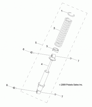 SUSPENSION, SHOCK, FRONT - R14VA17AA/AF (49RGRSHOCKFRT09RZR170)