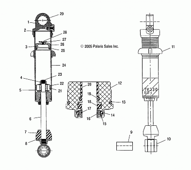 SHOCK, FRONT TRACK (M-10/7042224) - S06NP5BSA/NE5BSB (4997239723B13)