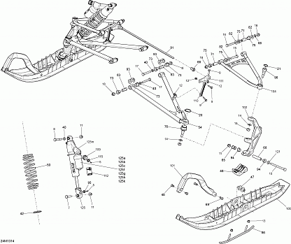 Front Suspension And Ski