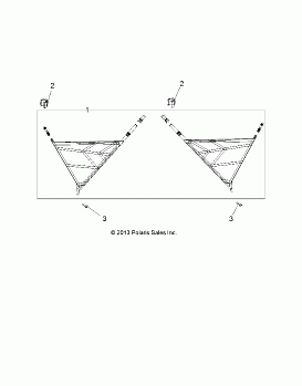 BODY, SIDE NETS - A18DAA57F5 (49ATVNETS14325)