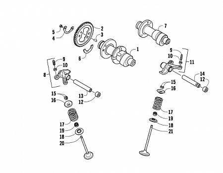 CAMSHAFT/VALVE ASSEMBLY