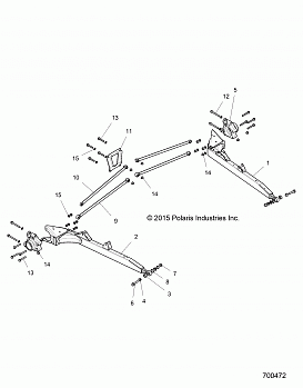 SUSPENSION, REAR CONTROL ARMS - Z16VDE92NH/NW (49RGRSUSPRR151000)