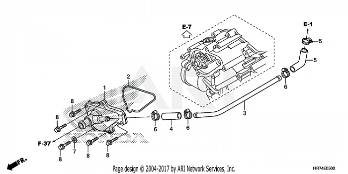 WATER PUMP COVER