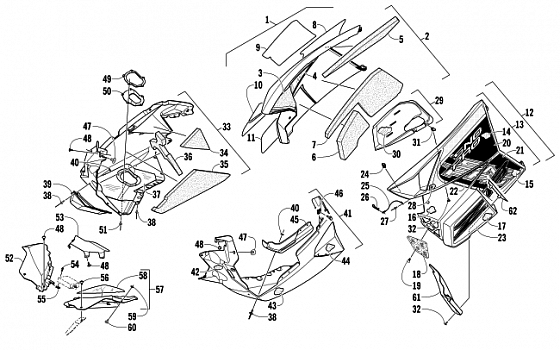 SKID PLATE AND SIDE PANEL ASSEMBLY