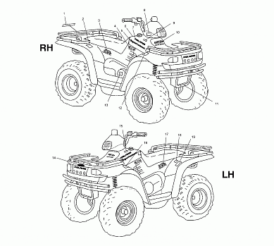 DECALS - A00CH50AC (4954805480A012)