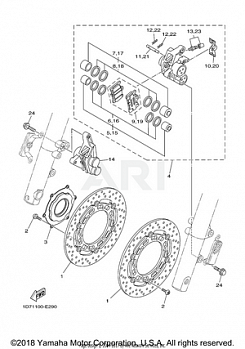 FRONT BRAKE CALIPER