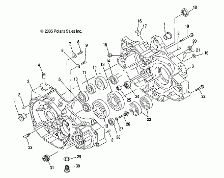 ENGINE, CRANKCASE - A07GJ50AA/AB/AC (4999201849920184C03)