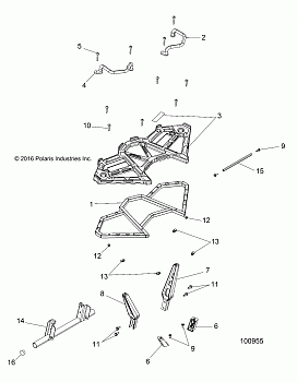 BODY, REAR RACK - A18SVS95FR