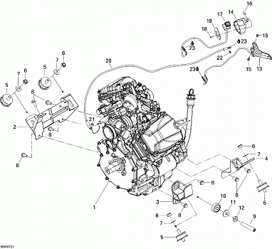 Engine And Engine Support