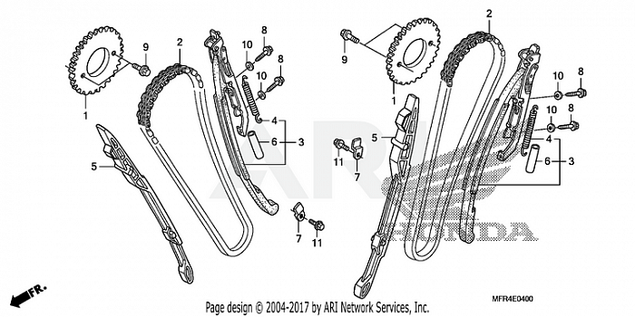 CAM CHAIN + TENSIONER