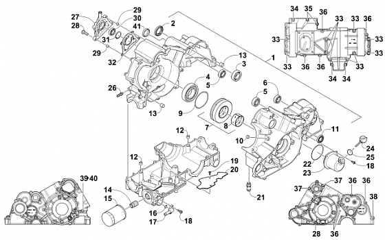 CRANKCASE ASSEMBLY