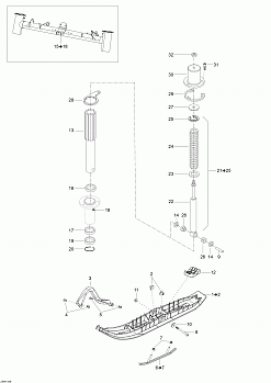 Front Suspension And Ski