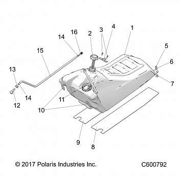 FUEL SYSTEM, FUEL TANK ASM. - S19CEE5BSL (C600792)