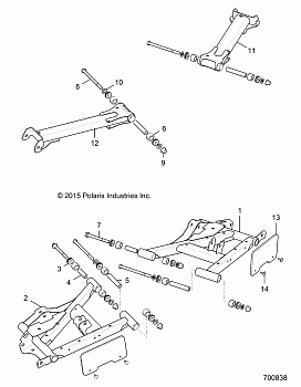 SUSPENSION, REAR CONTROL ARMS - R17RGE99NM/NW (700838)