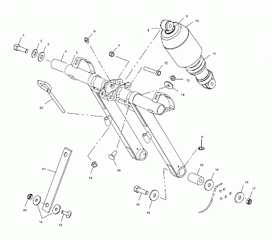 FRONT TORQUE ARM - S00NP6ES (4958115811B012)