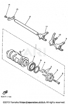 SHIFT CAM SHIFT FORK