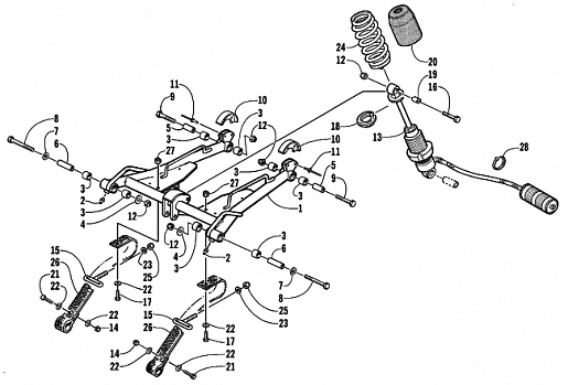 REAR SUSPENSION FRONT ARM ASSEMBLY