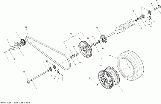 Drive System, Rear _13Y1506