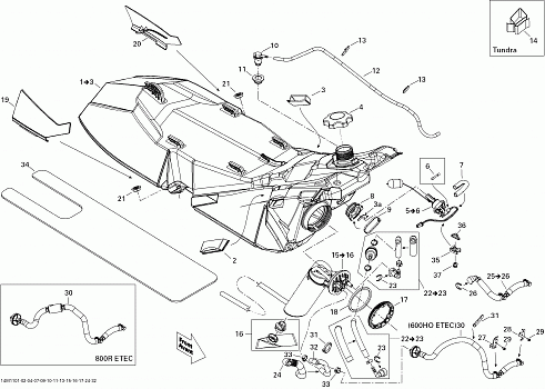 Fuel System 600HO ETEC