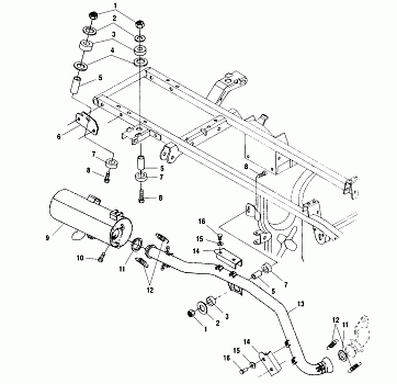 EXHAUST SYSTEM - A01CH50AA (4964466446A011)