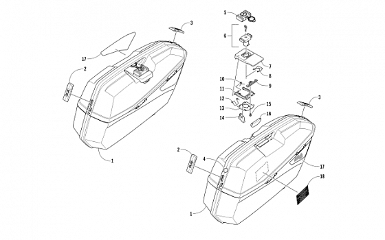 SADDLEBAG ASSEMBLY