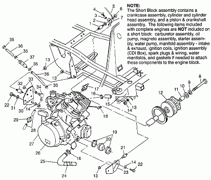 ENGINE MOUNTING (SPORT) - W968540 (4935863586A009)