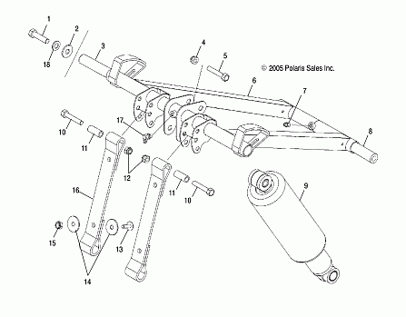 TORQUE ARM, FRONT - S06PS6FS/FSA (4997459745B13)