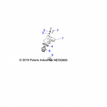 ENGINE, THERMOSTAT and COVER - R20MAE57D7 (C700893)